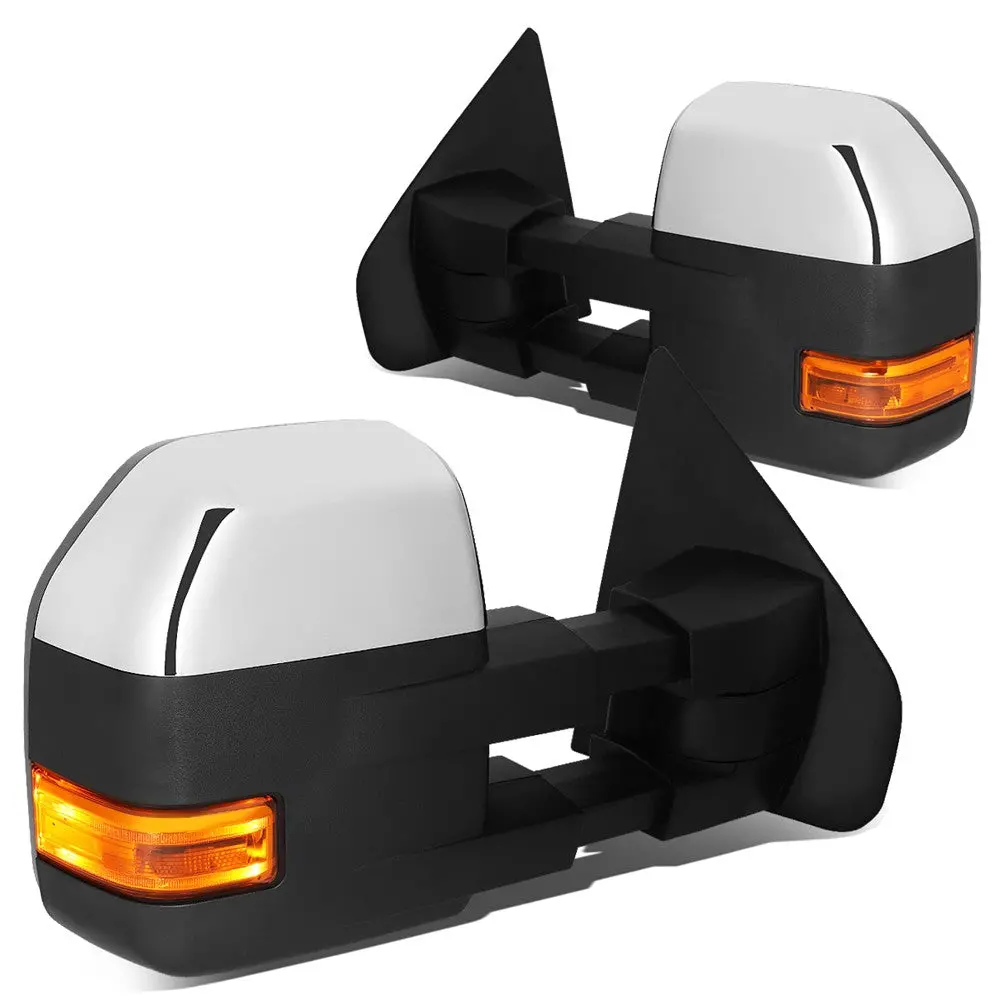 Left/Right Towing Side Mirror Powered W/Heated Led Turn Signal For 04-14 F-150 1