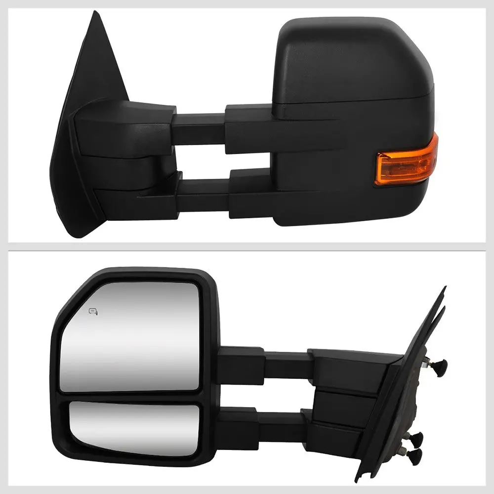 Left/Right Towing Side Mirror Powered W/Heated Led Turn Signal For 04-14 F150 2