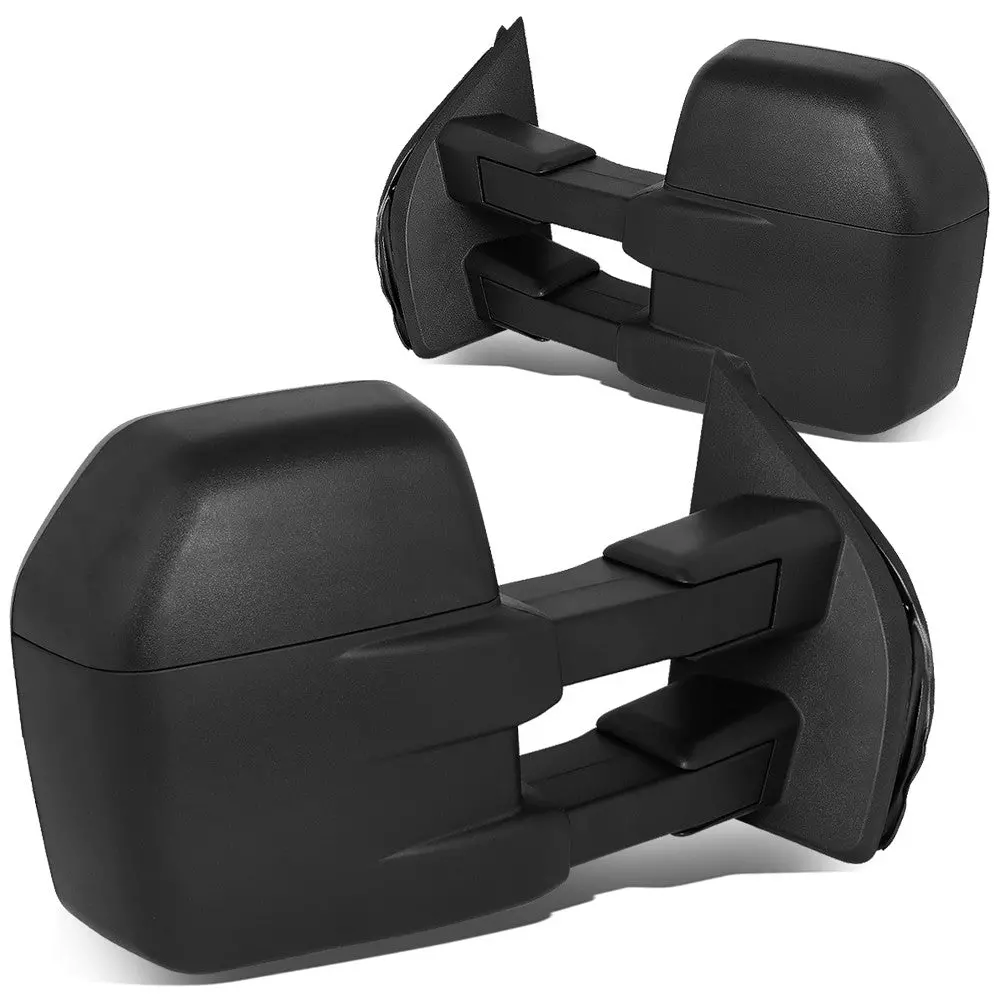 Left/Right Black Towing Side Mirror Powered Adjustment W/Heated For 15-18 F-150 1