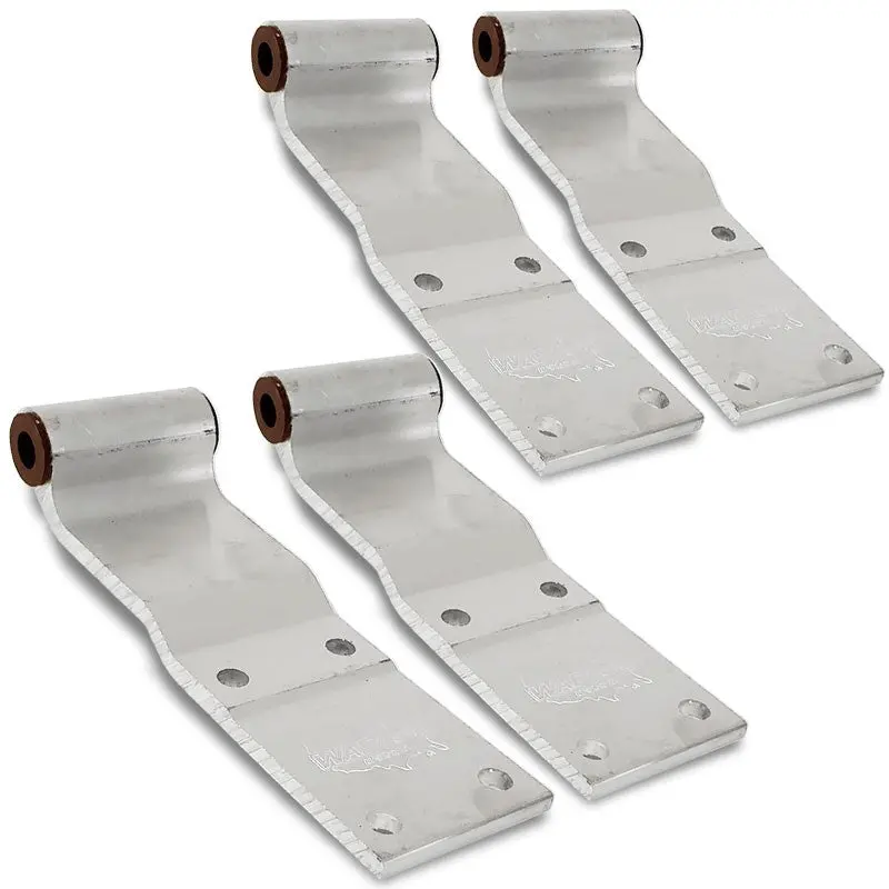 4X Wabash Style 4-Hole Hinge W/Bushing 2.86" X 8.60" Door Hinge Truck Trailer 1