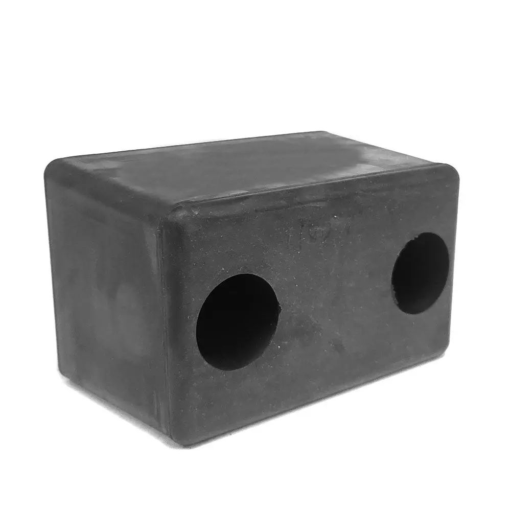 Rectangular 2 Hole 5-5/8" X 3-1/2" X 3-1/2" Dock Bumper Semi Truck Trailer 1
