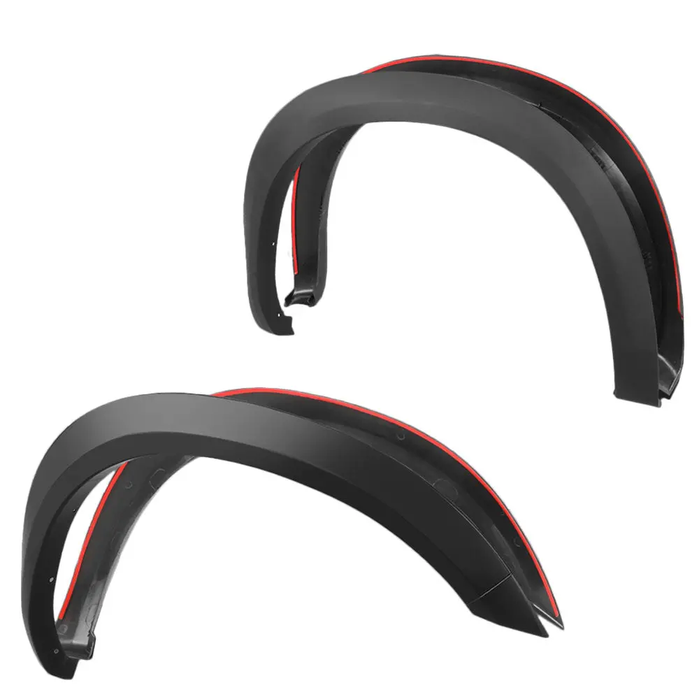 4Pcs Matte Black Factory Style Wheel Fender Flares For 10-18 Dodge Ram 2500 3500 (Ds) 1