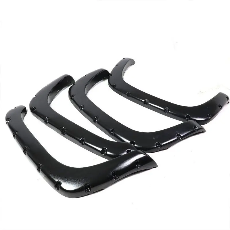 M.Black Pocket-Rivet Wheel Fender Flare For 99-02 Silverado 1500 78.7"/97.6" Bed 2