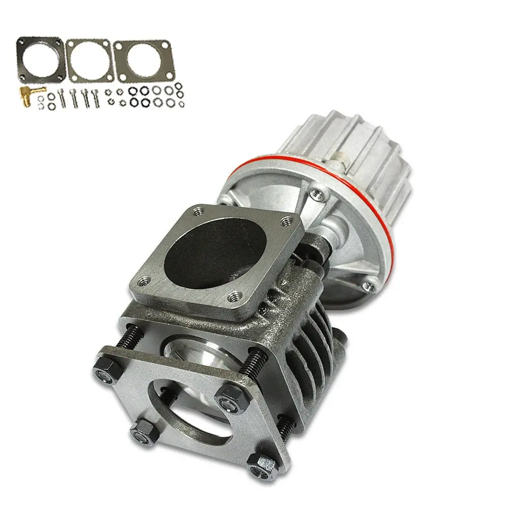 Universal 50Mm 4-Bolt Turbo Manifold Wastegate Bypass Exhaust+12 Psi Spring 1