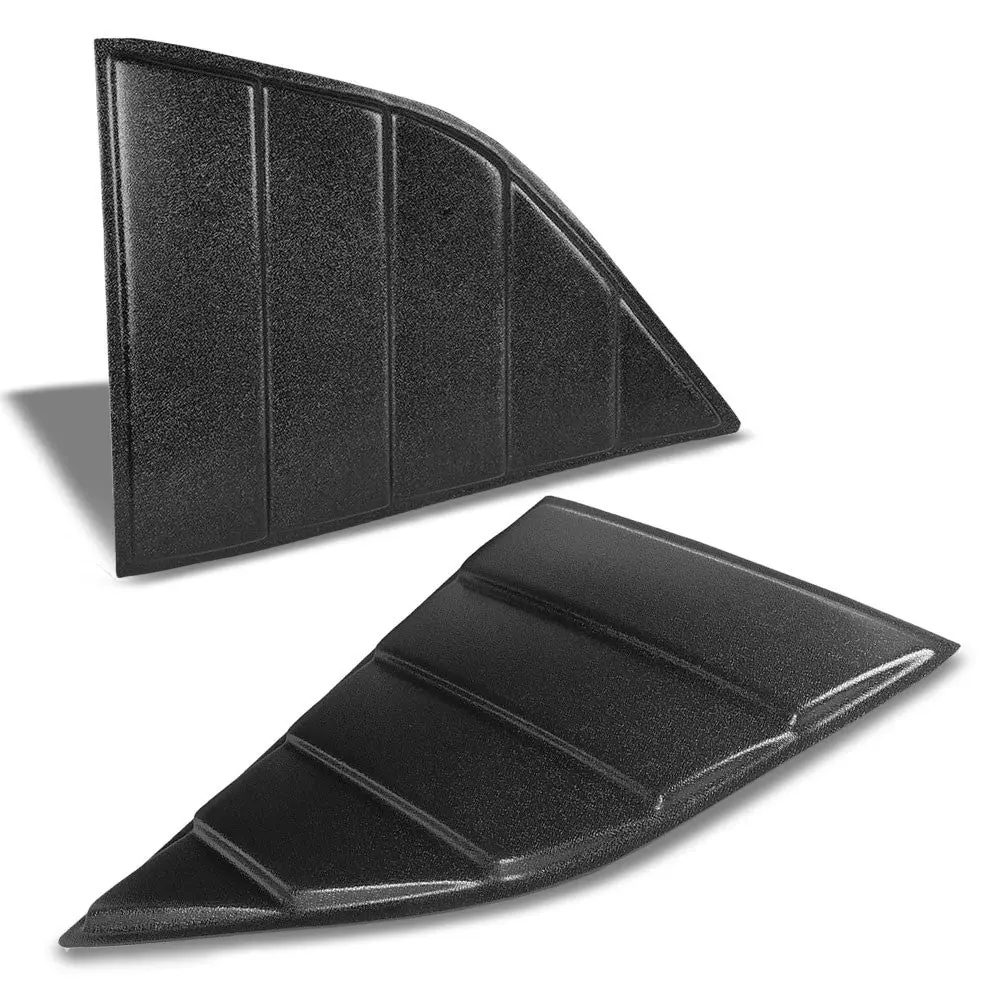 Glossy Black Side Window Windshield Sun Vent Louver Cover For 08-20 Challenger 1