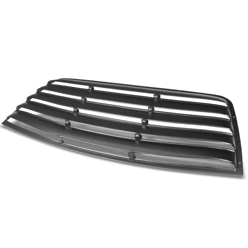 Glossy Black Rear Window Windshield Sun Vent Louver Cover For 08-20 Challenger 1