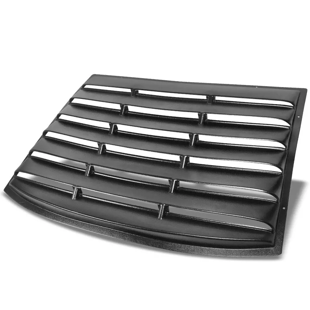 Matte Black Rear Window Windshield Sun Vent Louver Cover For 06-10 Charger 1