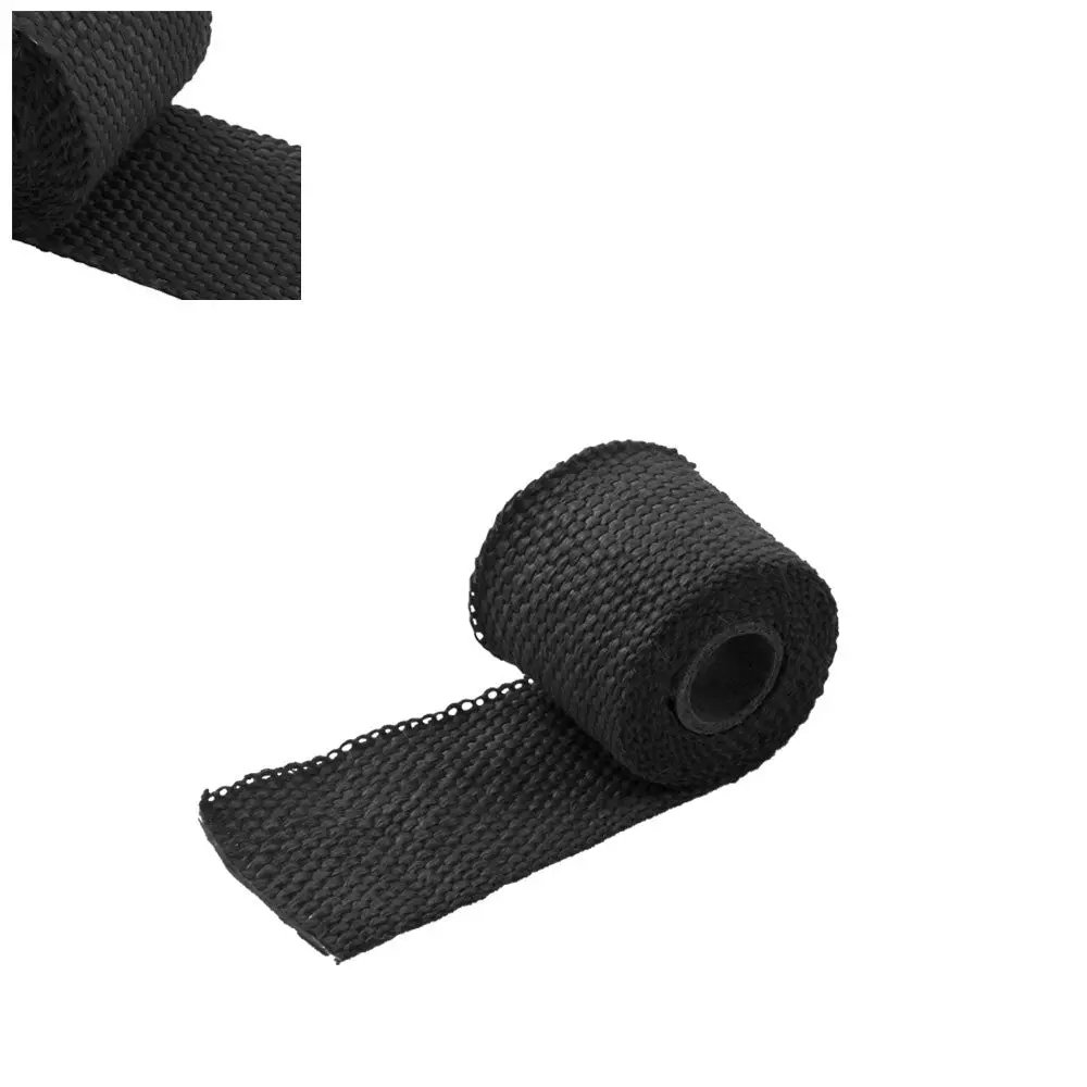Black 2"X 1/16X 5Ft/60" T1 Heat Wrap Turbo Header Manifold Tubing Tube 1