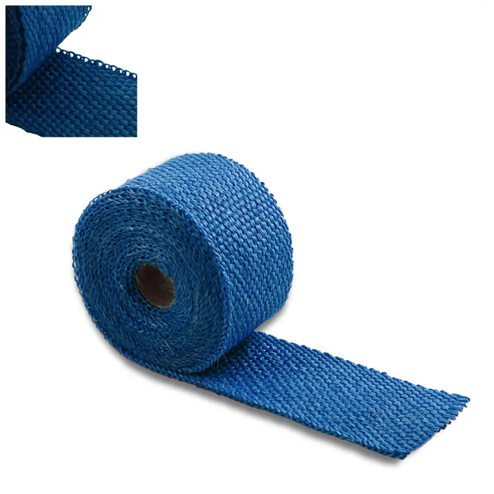 Blue 2"X 1/16X 15Ft/180" T1 Heat Wrap Turbo Header Manifold Tubing Tube 1