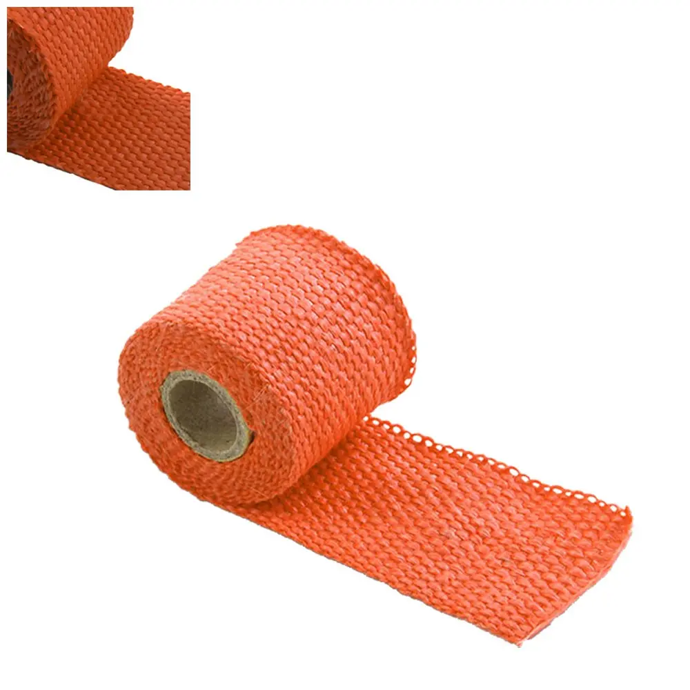 Orange 2"X 1/16X 15Ft/180" T1 Heat Wrap Turbo Header Manifold Tubing Tube 1