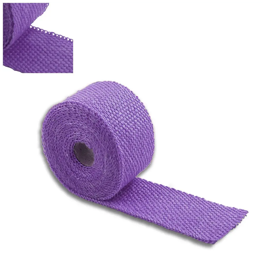 Purple 2"X 1/16X 15Ft/180" T1 Heat Wrap Turbo Header Manifold Tubing Tube 1