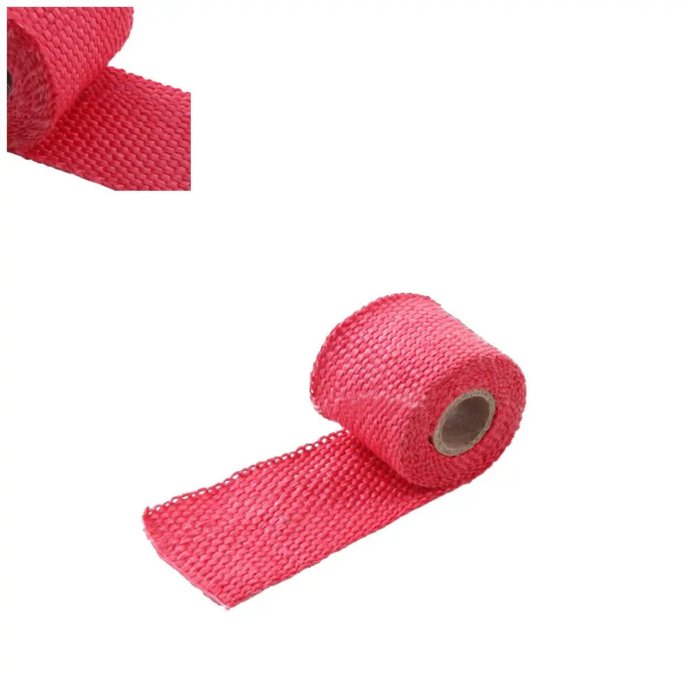 Red 2"X 1/16X 5Ft/60" T1 Heat Wrap Turbo Header Manifold Tubing Tube 1