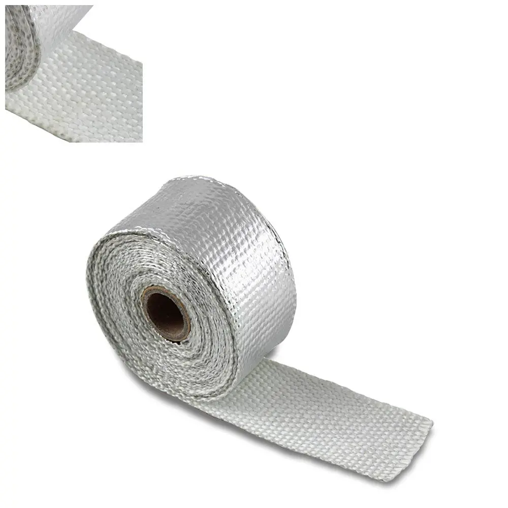 Aluminum 2"X 1/16X 15Ft/180" T3 Heat Wrap Turbo Header Manifold Tubing Tube 1