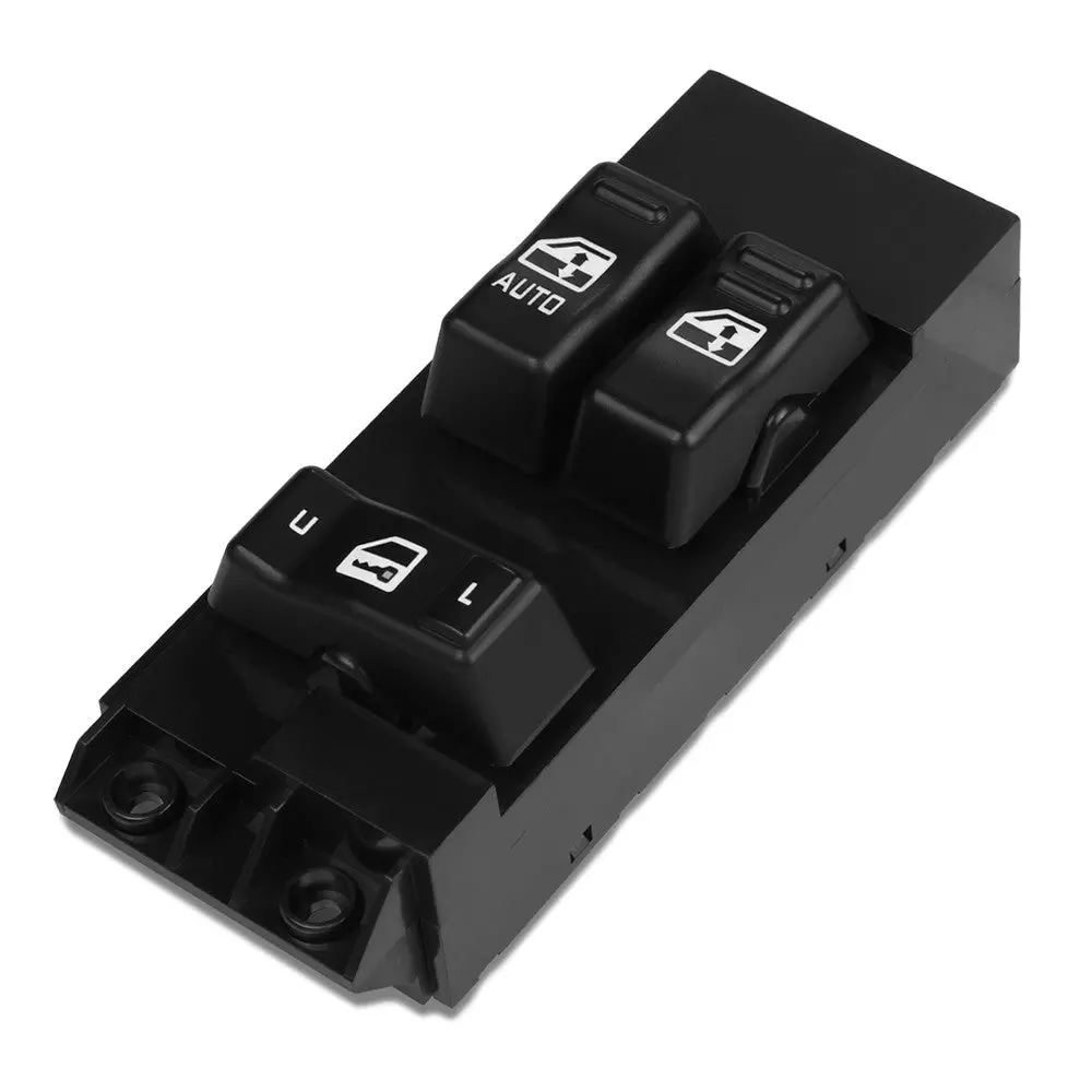 Front Driver Black Factory Style Power Window Switch For 99-02 Silverado Sierra 1