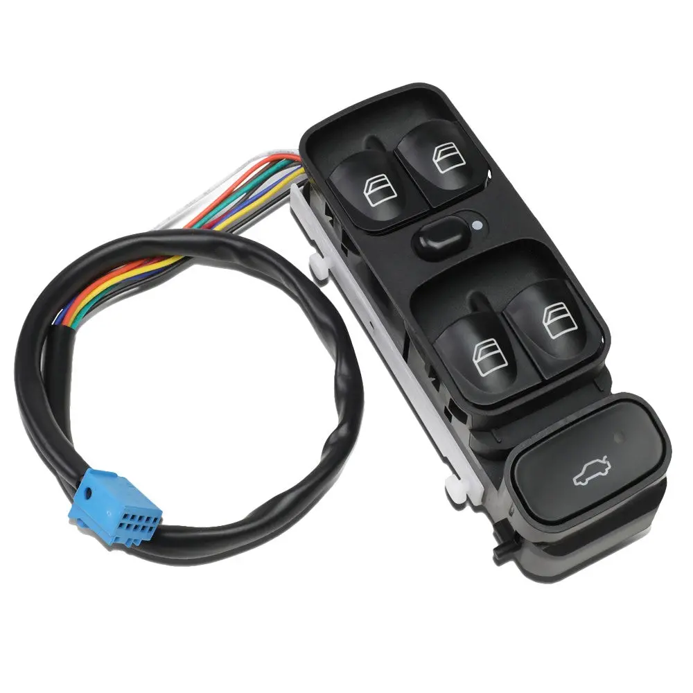 Front Driver Factory Style Power Window Switch For 01-07 Mercedes-Benz C-Class 1