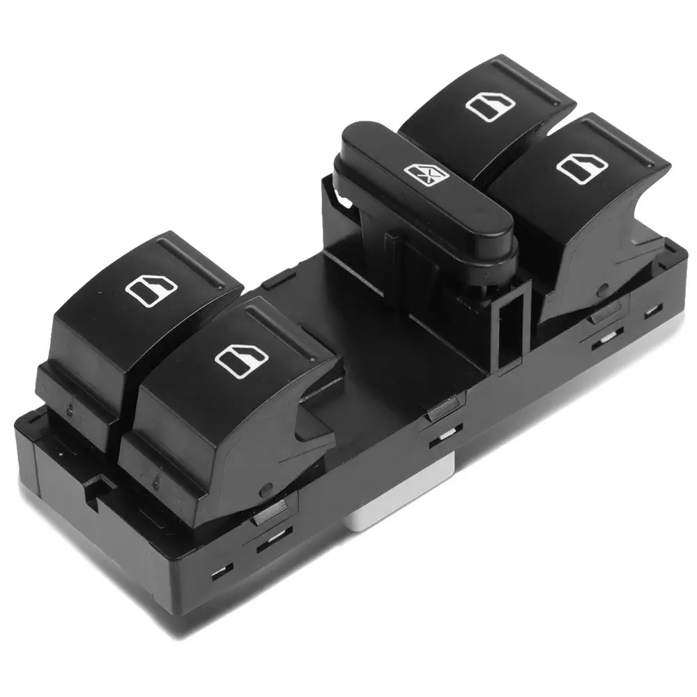 Front Driver Factory Style Power Window Switch For 09-17 Golf Gti Jetta Passat 1