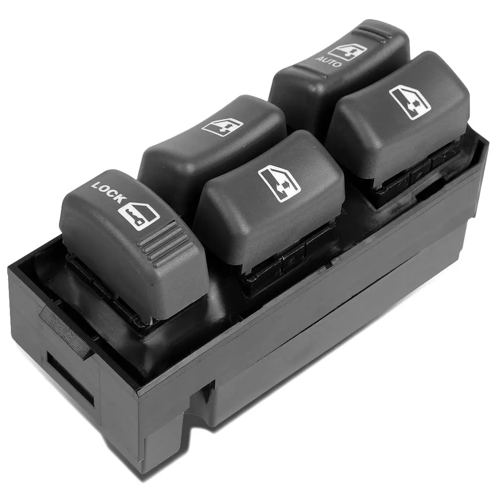 Front Driver Factory Style Power Window Switch For 95-99 Chevy/Gmc C/K Pickup 4D 1