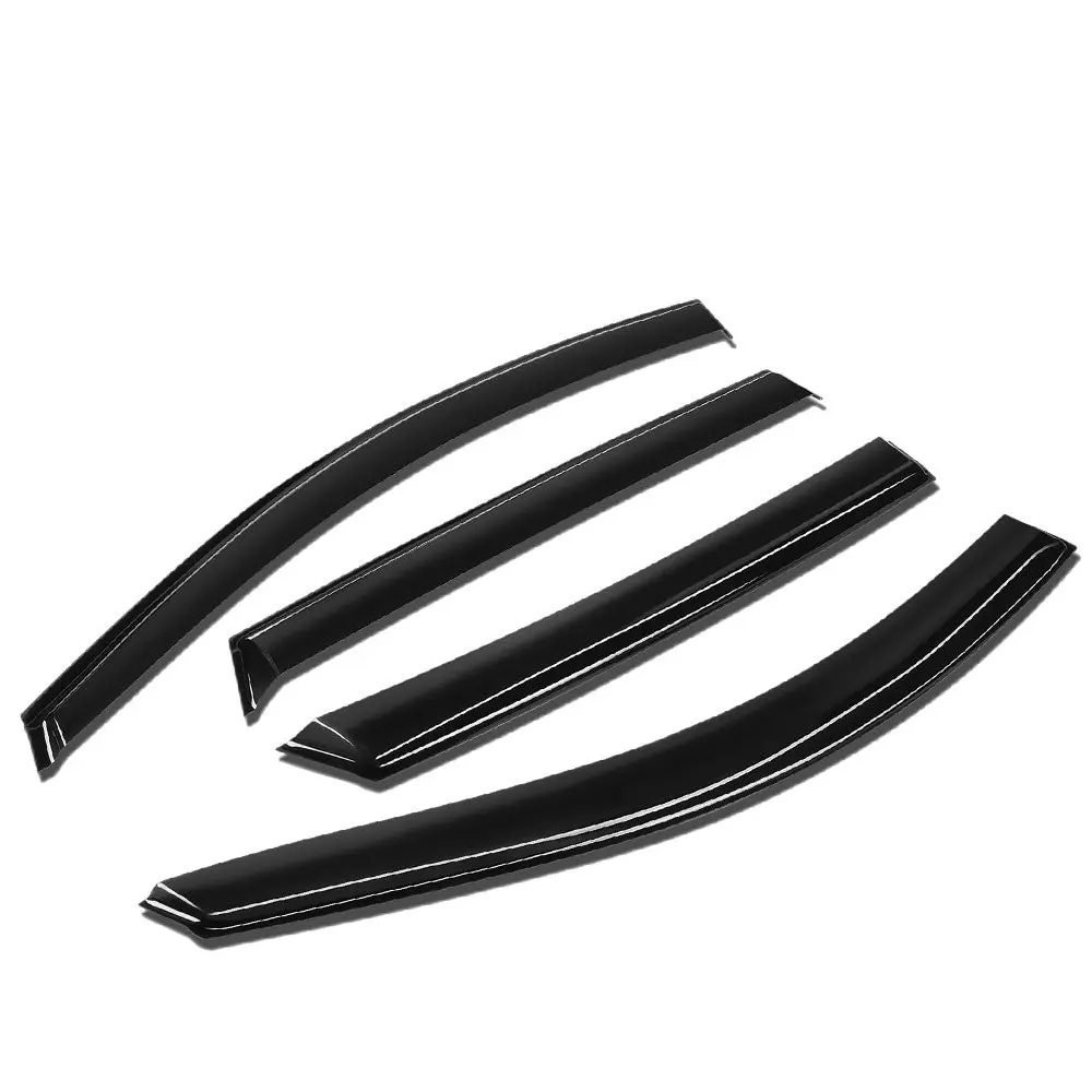 4Pcs Smoke Tinted [Type-On] Sun/Wind/Rain Window Visors Guard Deflector For 16-20 Kia Sorento (Um) 1