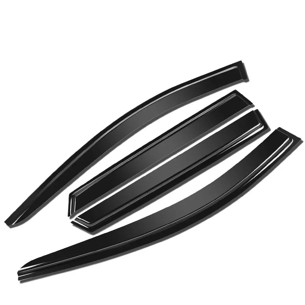 4Pcs Smoke Tinted [Type-On] Sun/Wind/Rain Window Visors Guard Deflector For 22+ Hyundai Tucson (Nx4) 1