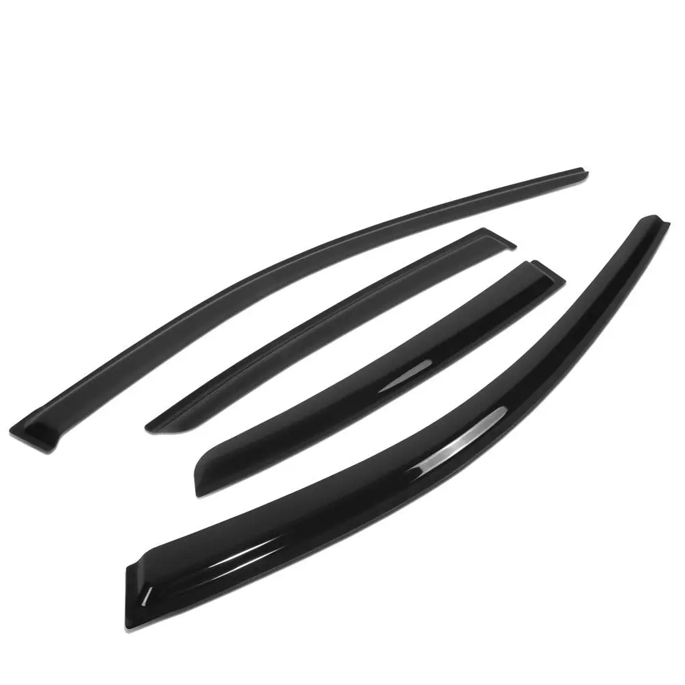 4Pcs Smoke Tinted [Type-On] Sun/Wind/Rain Window Visors Guard For 18-23 Crosstrek (Gt) / 17-23 Impreza Hatchback (Gt) 1