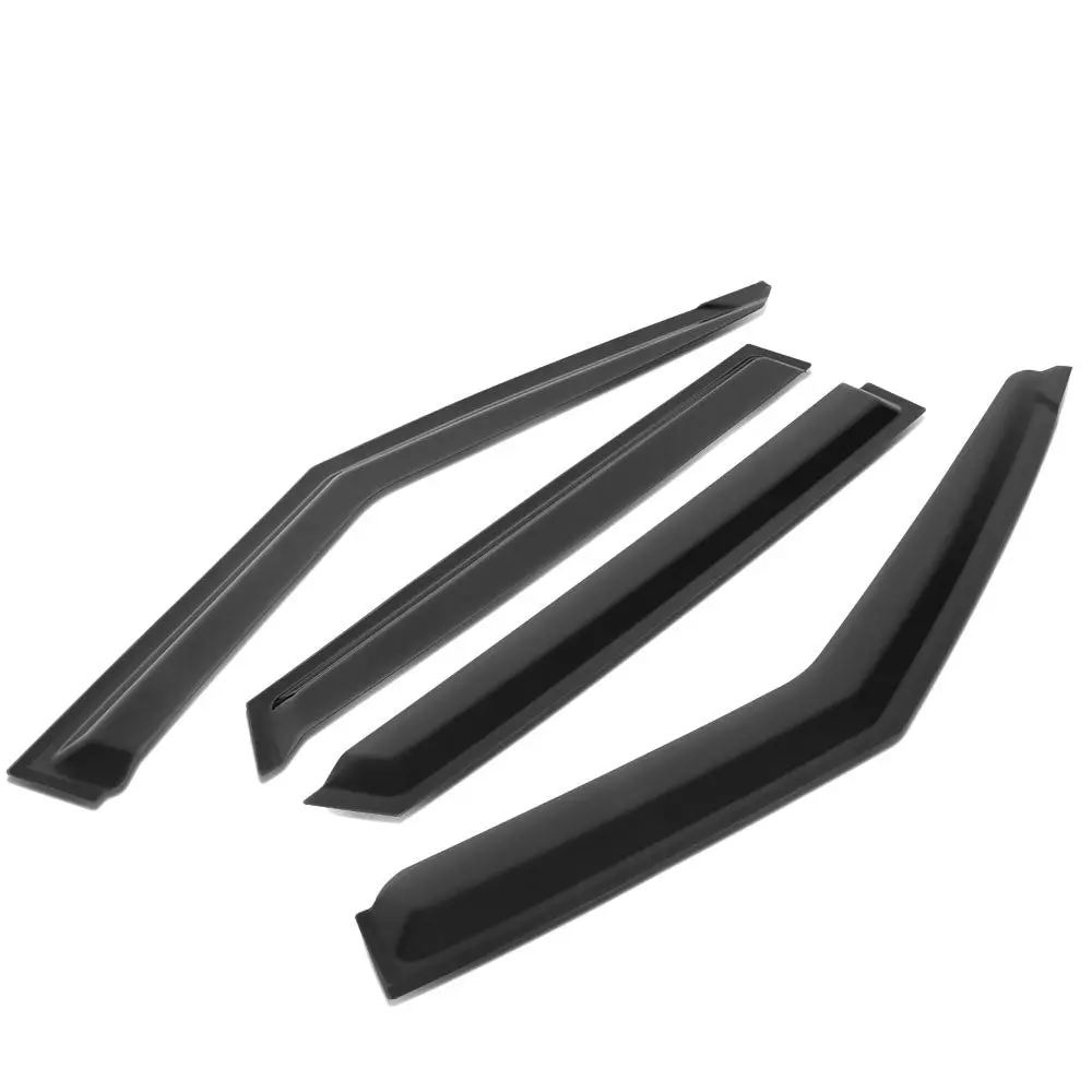 4Pcs Smoke Tinted [Type-On] Sun/Wind/Rain Window Visors Guard Deflector For 20+ Kia Seltos (Sp2) 1