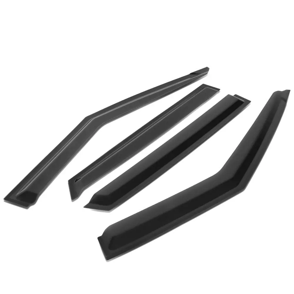 4Pcs Smoke Tinted [Type-On] Sun/Wind/Rain Window Visors Guard Deflector For 18-24 Gmc Terrain (2Nd) 1
