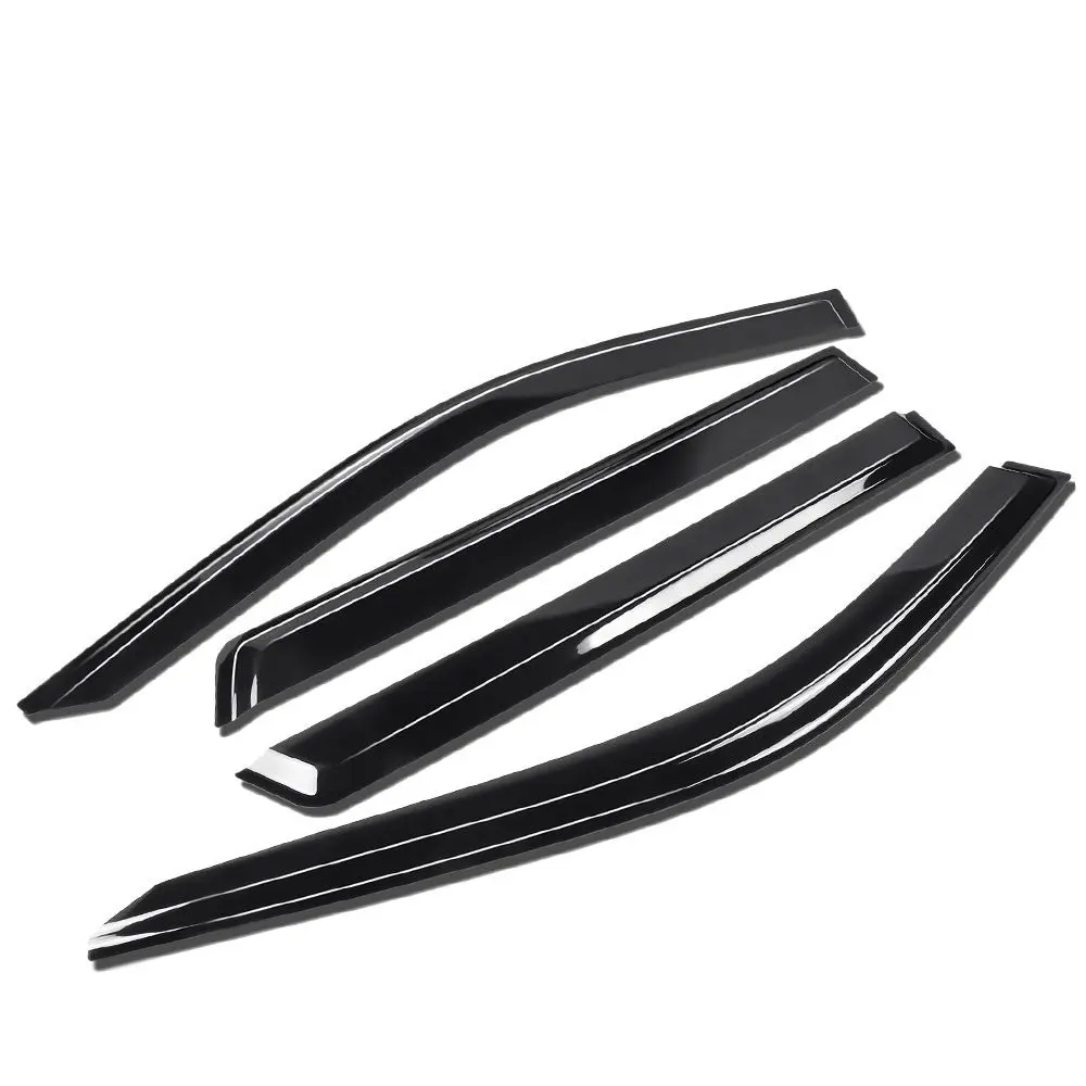 4Pcs Smoke Tinted [Type-On] Sun/Wind/Rain Window Visors Guard Deflector For 21-24 Tahoe/Yukon (Gmt1yc) 1