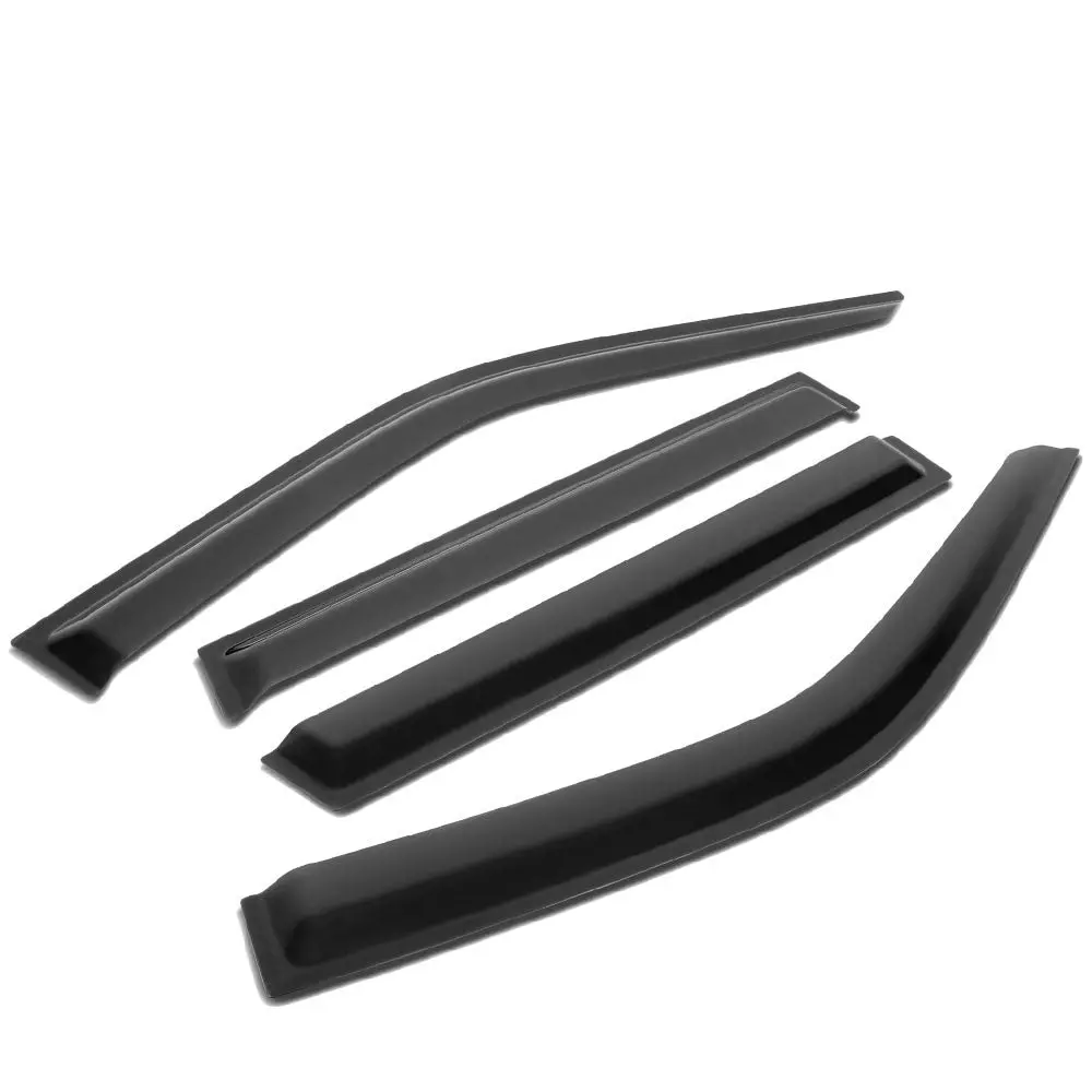 4Pcs Smoke Tinted [Type-On] Sun/Wind/Rain Window Visors Guard Deflector For 18-24 Ford Expedition (U553) 1