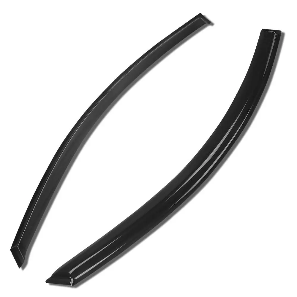 Smoke Dark-Tinted [Tape-On] 4Pcs Wind Deflector Window Visor For 08-13 Nissan Altima Coupe (L32 4Th Gen) 1