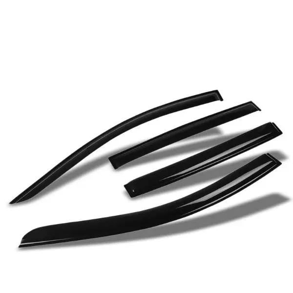 Smoke Tinted Window Wind/Rain Vent Deflectors Visors Guard For 12-17 Sonic 4-Dr 1
