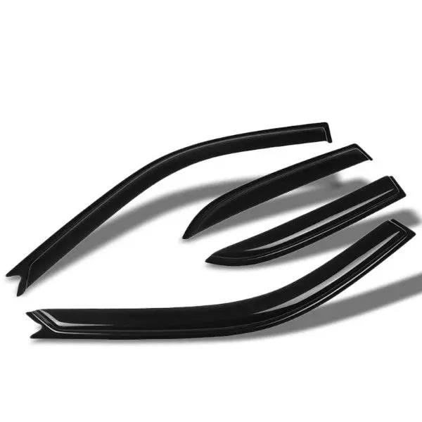 Smoke Tinted Window Wind/Rain Vent Deflectors Visors Guard For 01-05 Is300 4-Dr 1