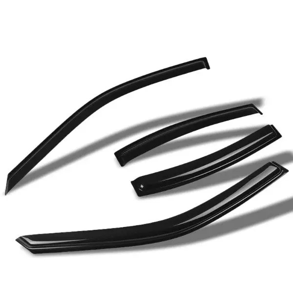 Smoke Tinted Window Wind/Rain Vent Deflectors Visors Guard For 00-05 E46 Wagon 1