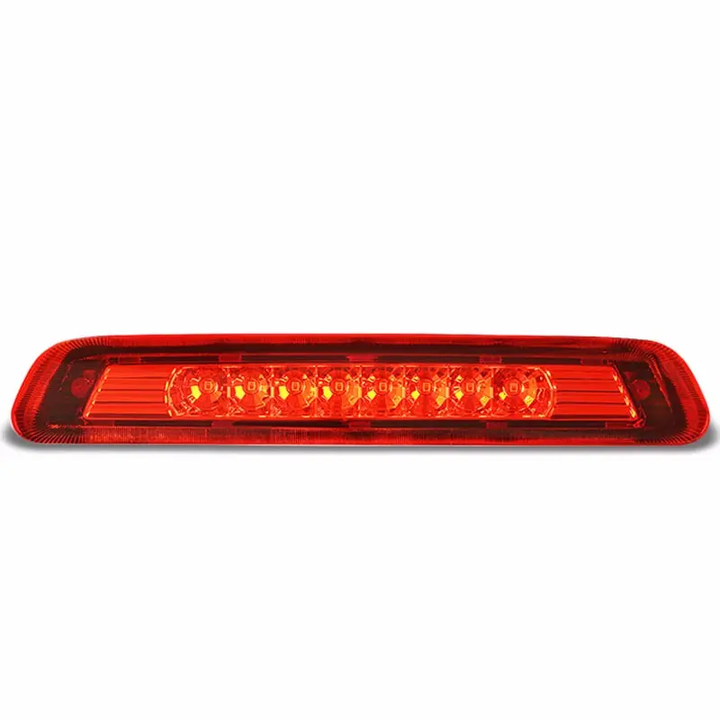 Chrome Housing Red Len Rear Third Brake Red Led Light For 03-09 4Runner N210 1
