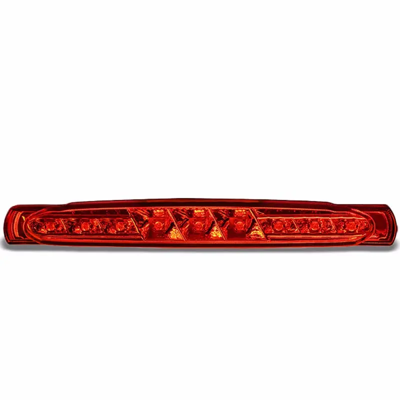 Chrome Housing Red Len Rear Third Brake Red Led Light For 97-04 Corvette C5 1