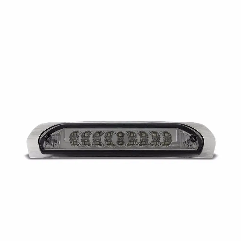 Chrome Housing Smoke Len Third Brake/Reverse Red Led Light For 02-09 Dodge Ram 1
