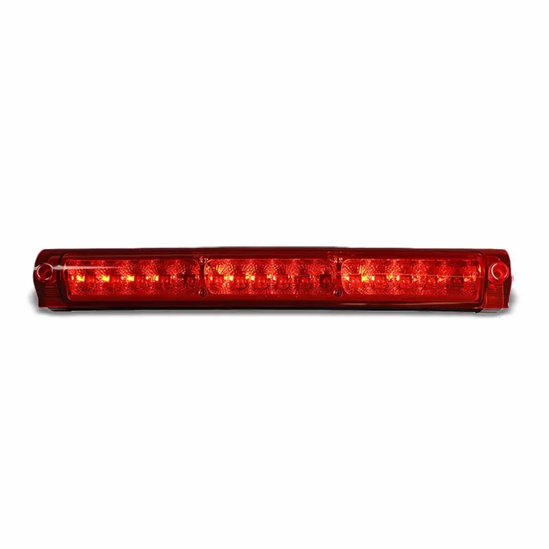 Chrome Housing Red Len Rear Third Brake Red Led Light For Ford 97-03 F150/F250 1