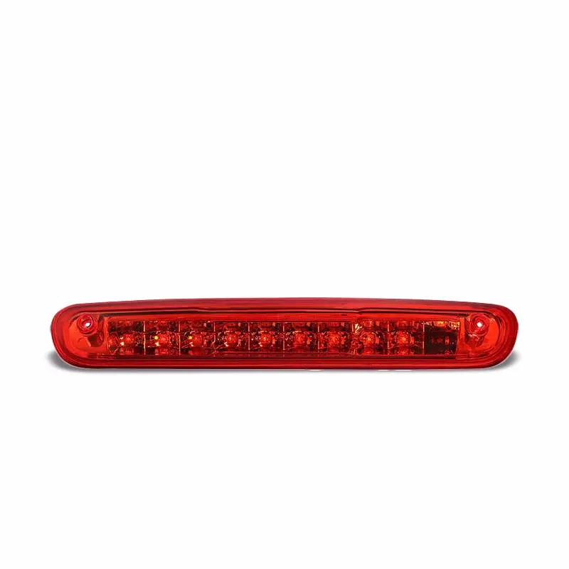Chrome Housing Red Len Third Brake Light For 07-14 Sierra 1500/2500Hd/3500Hd 1