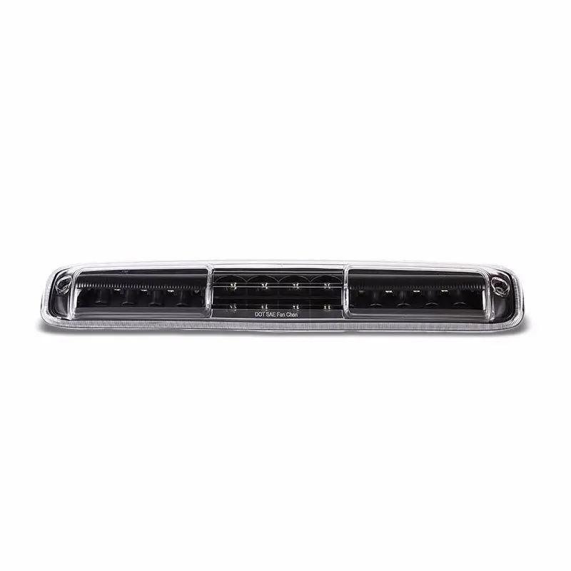 Black Third Brake/Reverse Red/White Led Light For 99-07 Sierra Hd/Classic V8/V6 1