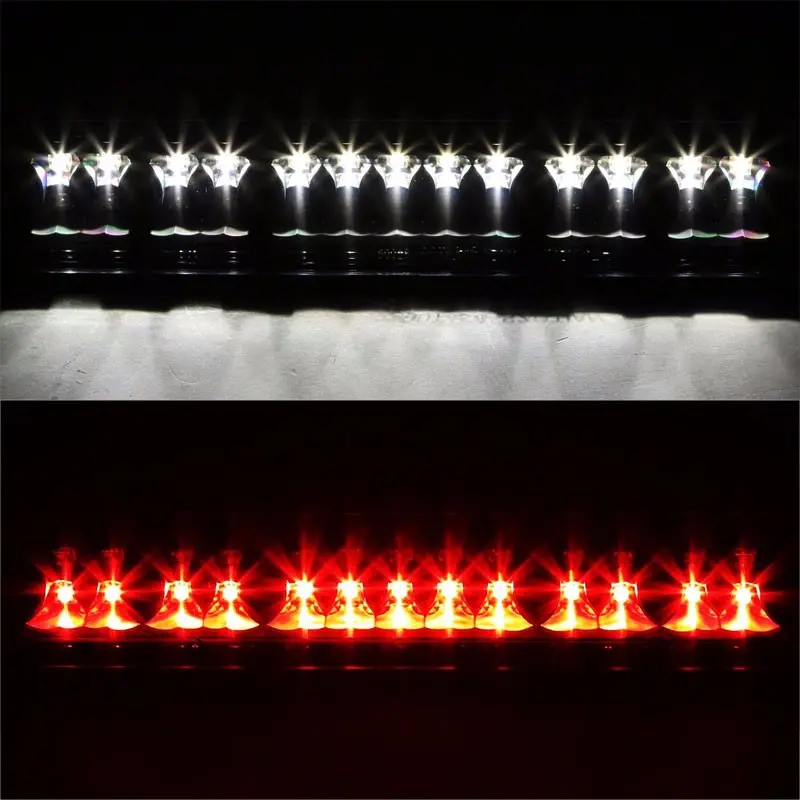 Black Housing Smoke Len Rear Third Brake Red Led Light For Toyota 00-06 Tundra 2