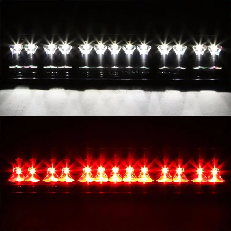 Chrome Housing Smoke Lenthird Brake/Reverse Led Light For Toyota 00-06 Tundra 2