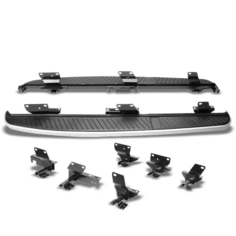 (Slanted Pattern Metal) Running Board Nerf Bar For 06-13 Land Rover Range Rover Sport (L320 1St Gen) 1