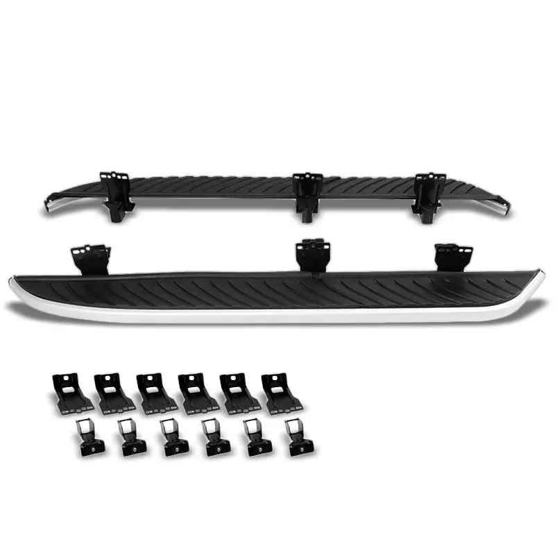 (Slanted Pattern Metal) Running Board Nerf Bar For 07-15 Land Rover Lr2 (L359) 1