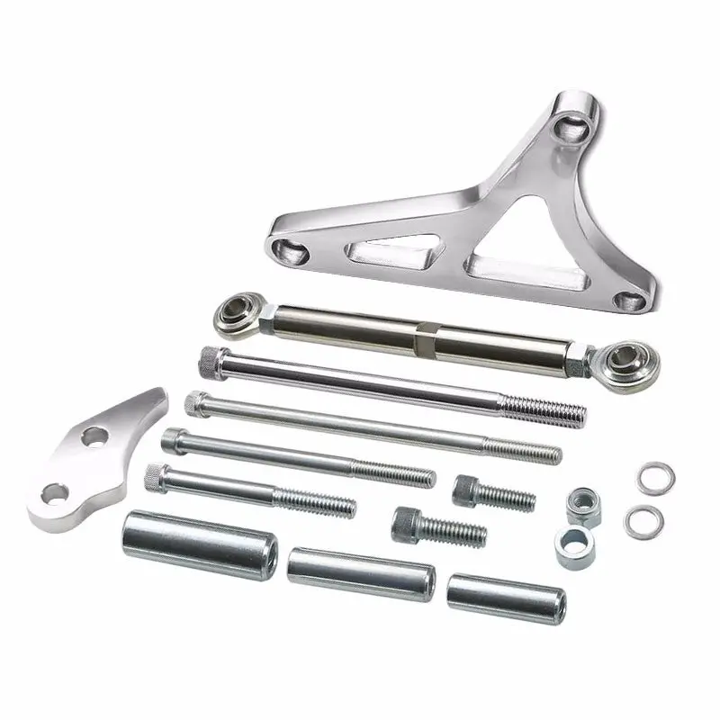 Aluminum Alternator Mounting Bracket W/Tension Rod For Ford Windsor 289 302 5.0L 1