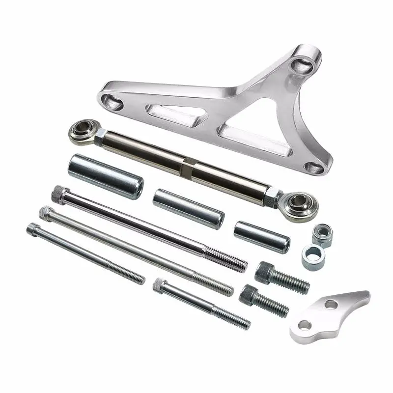 Aluminum Alternator Mounting Bracket W/Tension Rod For Ford 82-92 Ford 5.8L Sbf 1