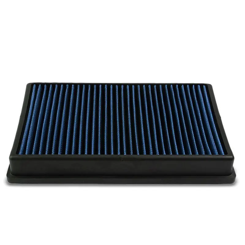 Blue High Flow Washable/Reuse Oe Drop-In Panel Air Filter For Audi/L4 Turbo 1