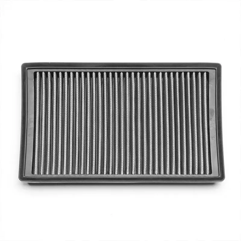 Silver High Flow Washable/Reuse Oe Drop-In Panel Air Filter For Audi/Turbo 2