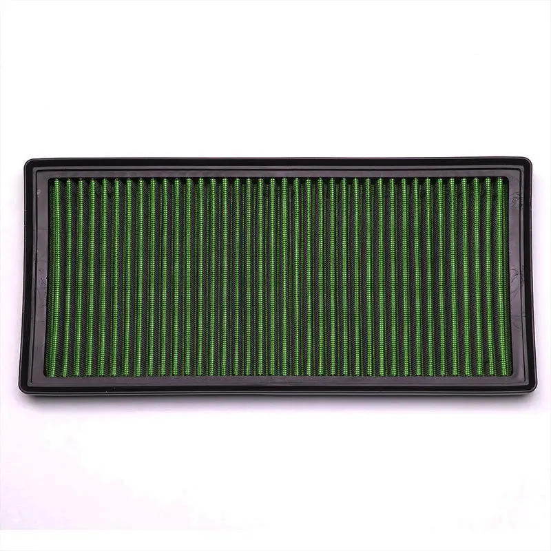 Green High Flow Washable/Reuse Oe Drop-In Panel Air Filter For Lr4/Range Rover 2