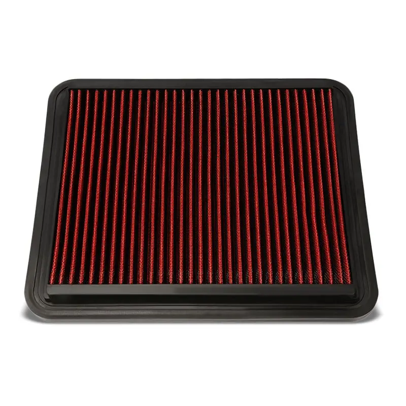 Red Reusable Direct Replace High Flow Drop-In Panel Air Filter For 06-11 Lucerne 1