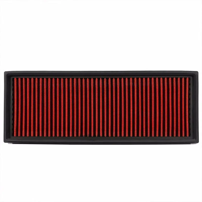Reusable Red High Flow Drop-In Panel Air Filter For 99-15 Mercedes-Benz V6/V8 2