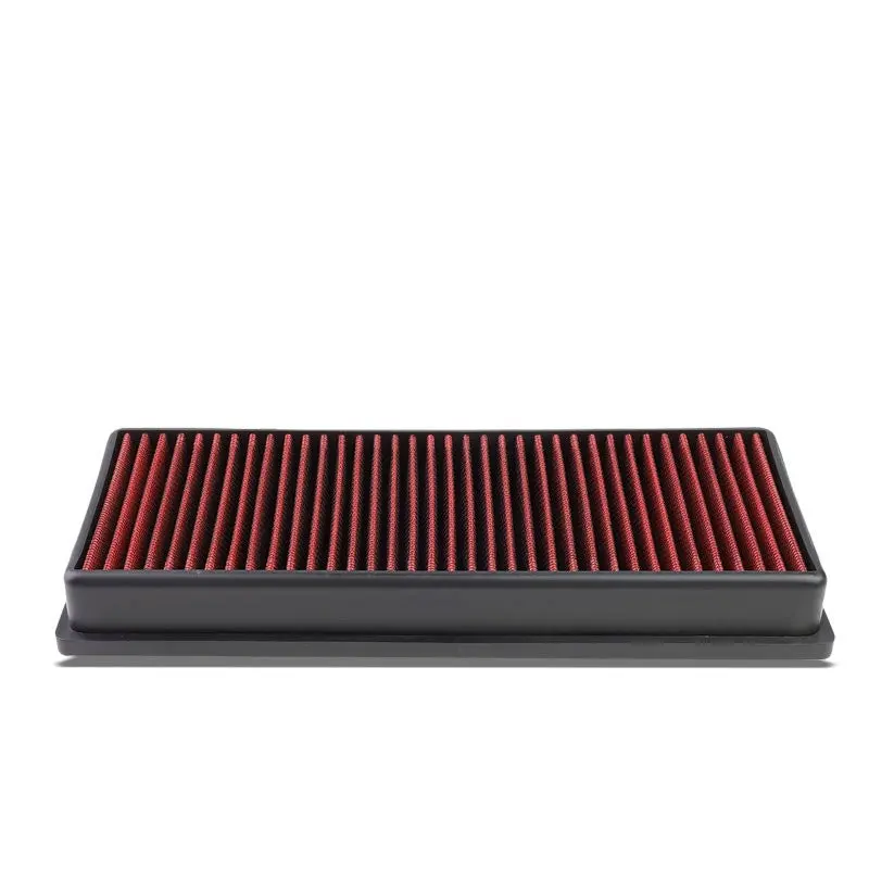 Red High Flow Washable/Reuse Drop-In Panel Air Filter For 2.0T Q5/A4/A5/Quattro 1